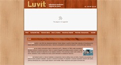 Desktop Screenshot of luvit.sk